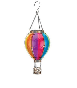 Hot Air Balloon Solar Lantern SM - Rainbow