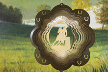 Load image into Gallery viewer, 12" Barrel Racer Wind Spinner - Copper Starlight