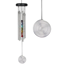 Load image into Gallery viewer, Chakra Chime - Seven Stones - Silver, 17"