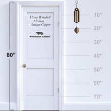 Load image into Gallery viewer, Heroic Wind Bell - Medium Antique Copper, 24"