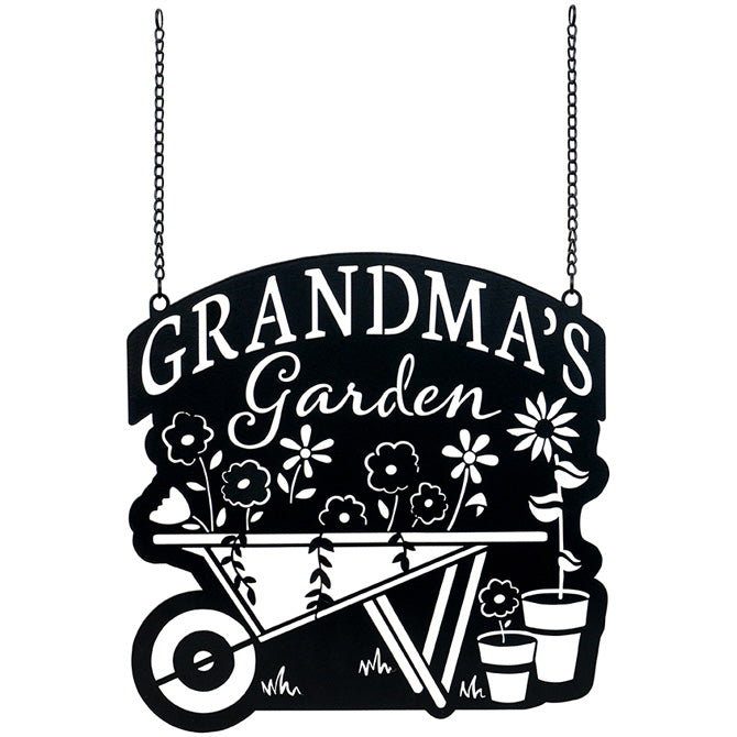 Grandma's Garden - Metal Garden Flag