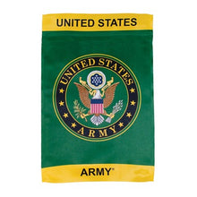 Load image into Gallery viewer, U.S. Army Symbol Lustre Garden Flag