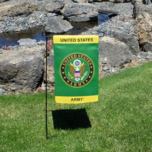 Load image into Gallery viewer, U.S. Army Symbol Lustre Garden Flag