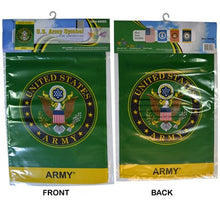 Load image into Gallery viewer, U.S. Army Symbol Lustre Garden Flag