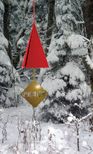 Load image into Gallery viewer, North Country Wind Bells - Holiday Bell - 10" Buoy Bell w/"Gold Deer" Windcatcher