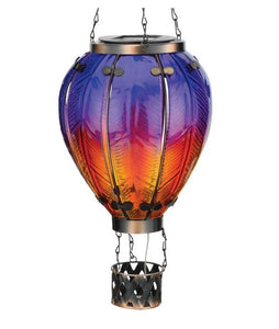 Hot Air Balloon Solar Lantern LG- Purple