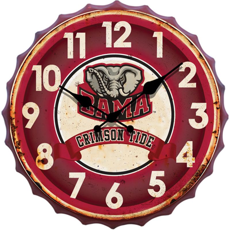Alabama Bottle Cap Clock 13