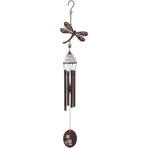 27" Dragonfly Rustic Silhouette Chime