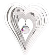 Load image into Gallery viewer, 5&quot; Windspinner -  Crystal Heart
