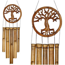 Load image into Gallery viewer, Tree of Life Bamboo Chime, 26&quot;
